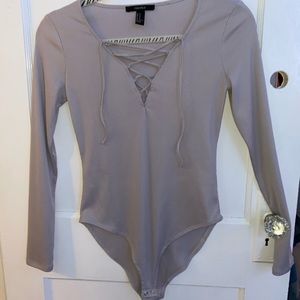 Purple forever 21 bodysuit